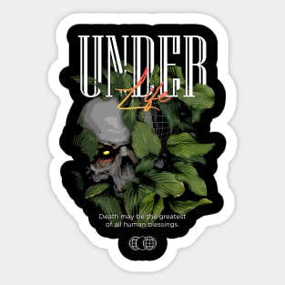 Under Life Modern Streetwear Sticker